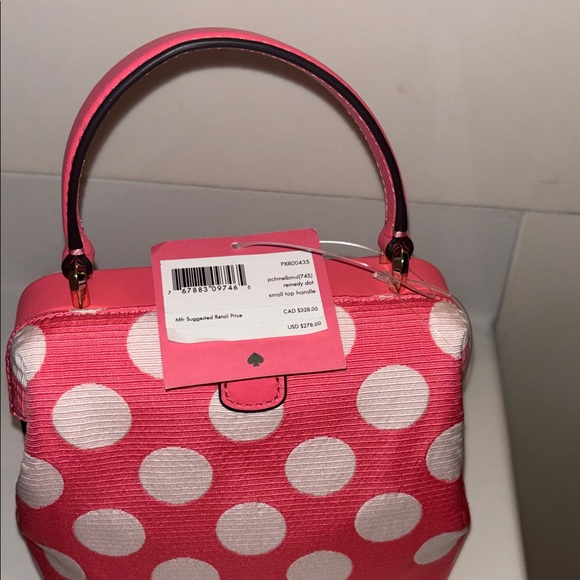 Kate Spade Pink Mini Bag with White Dots - Picture 2 of 10